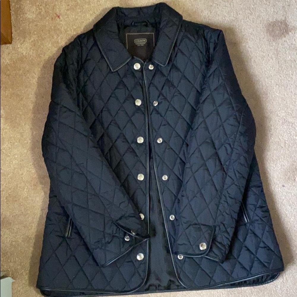 Coach quilted jacket